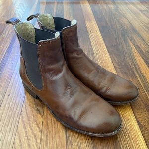 Frye Melissa Leather Chelsea Boots